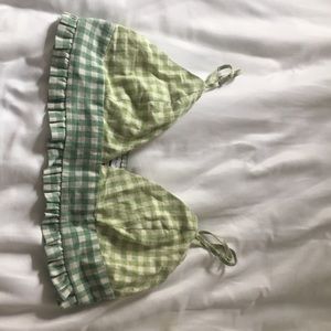 Cropped Gingham Urban Outfitters Top